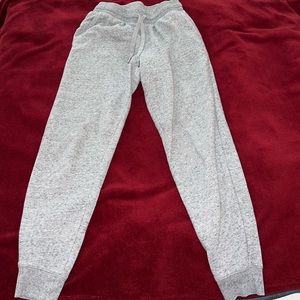 grey sweatpants